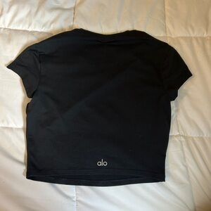 ALO Yoga Black Crop Top